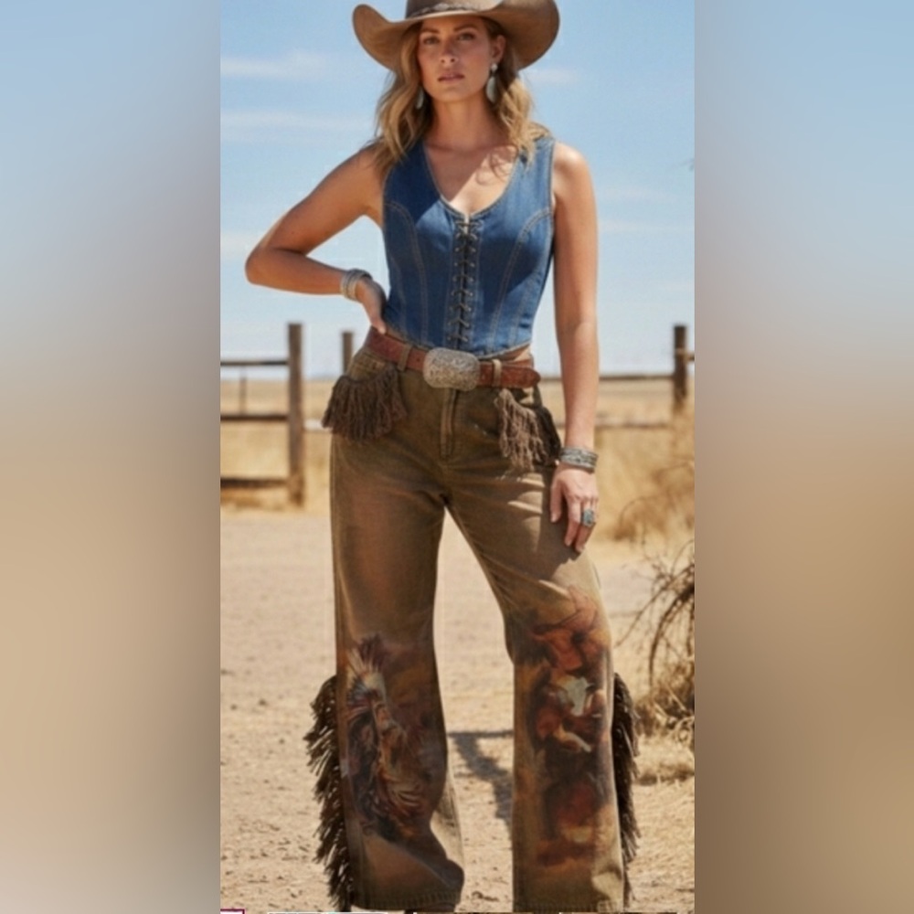 NWT A RARE BIRD WARRIOR Cords Sz M/L